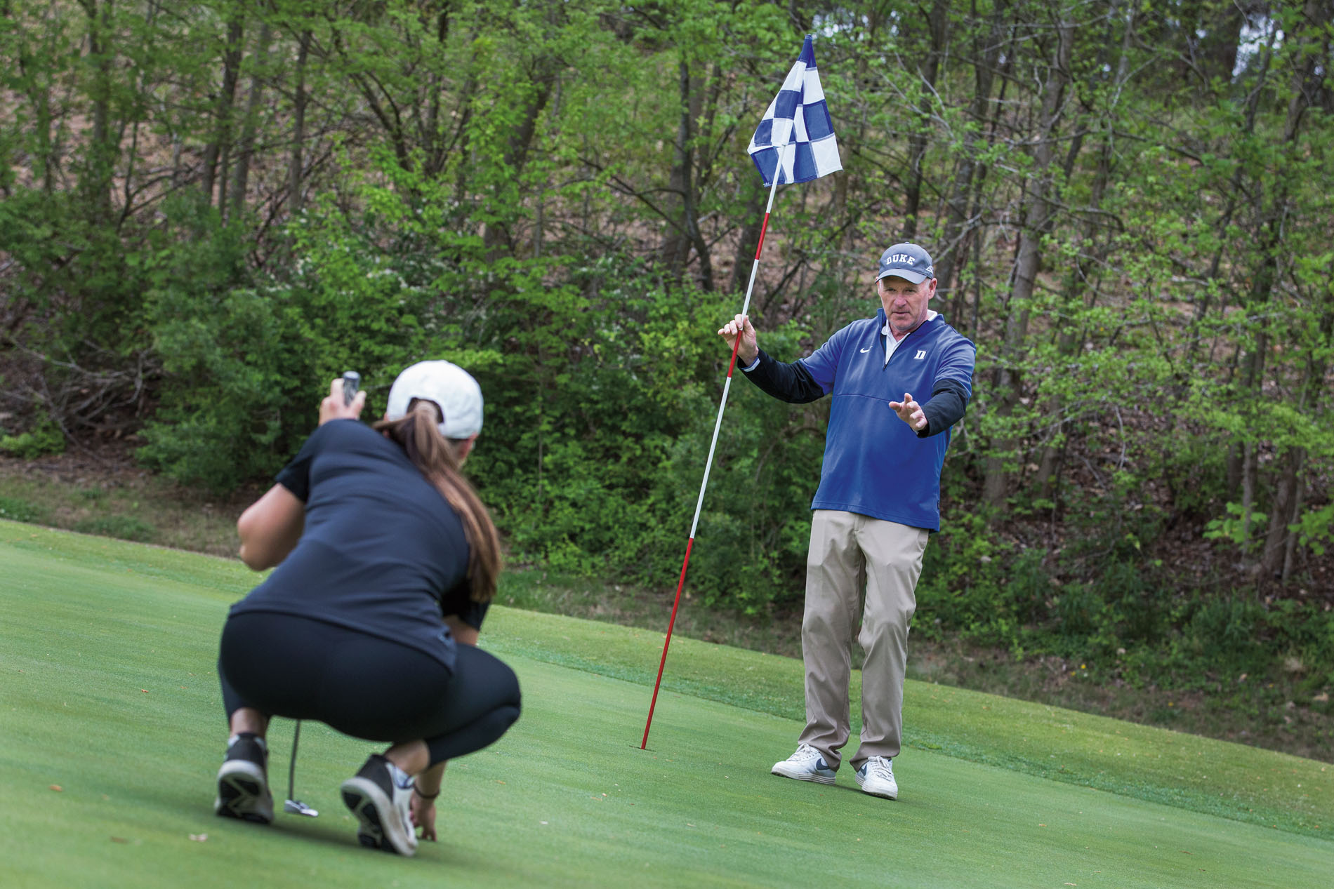 Brooks on the golf course