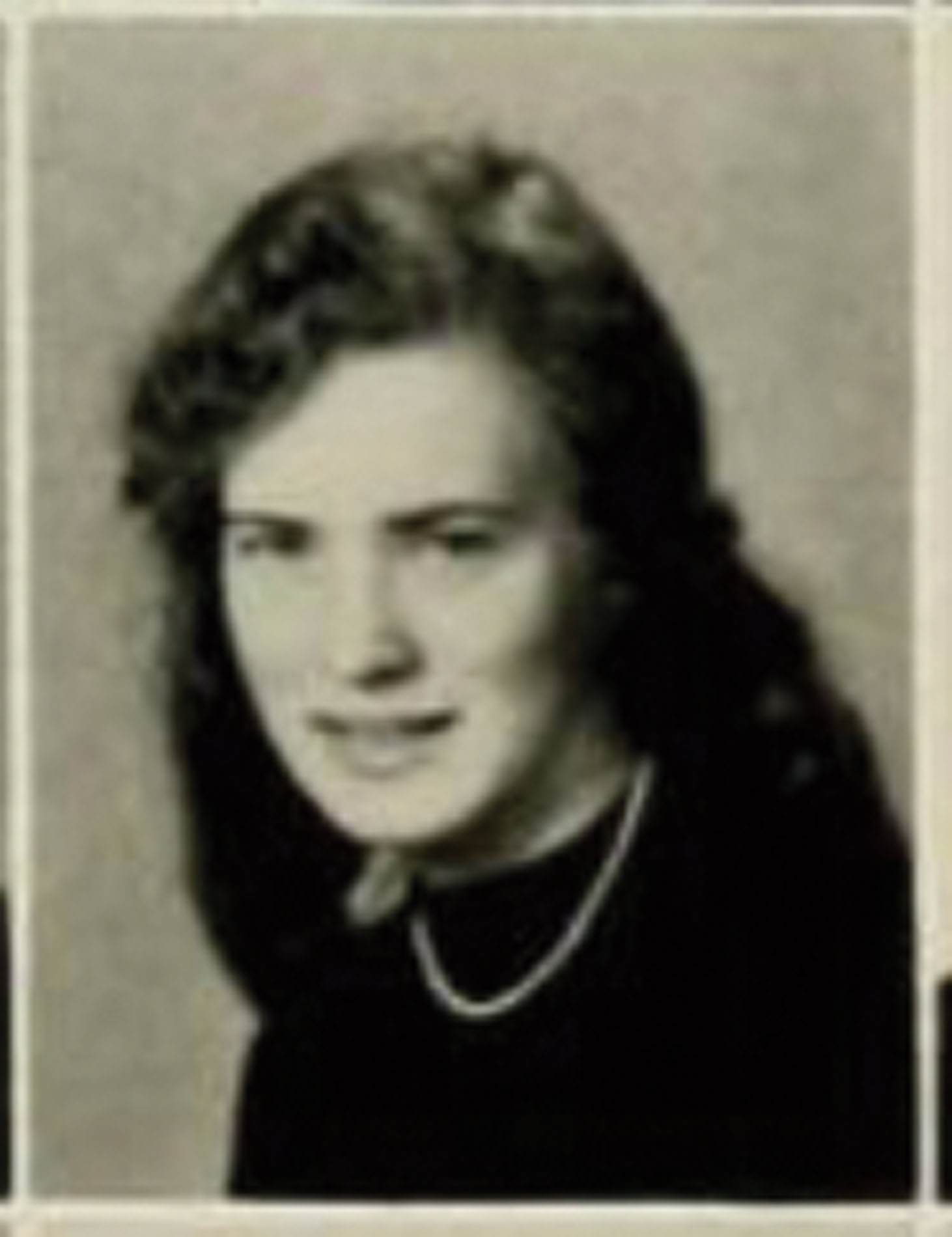 Joan Nelson's freshman yearbook photo