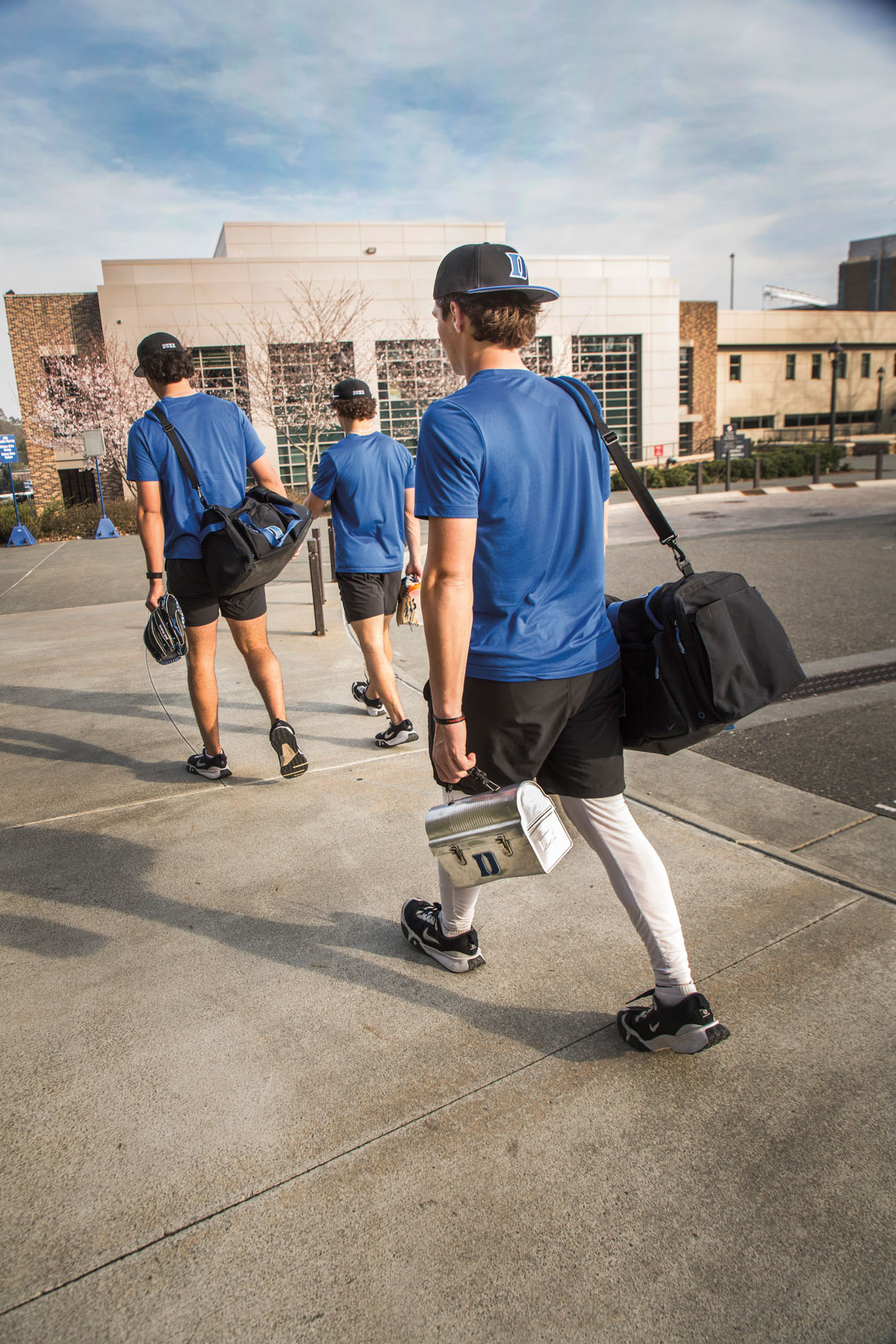 Player carrying lunch pail