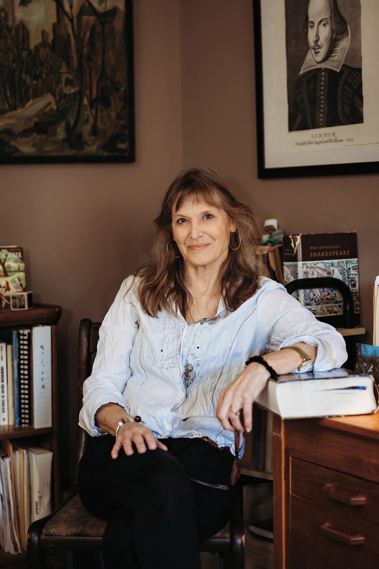 Grace Tiffany in her office