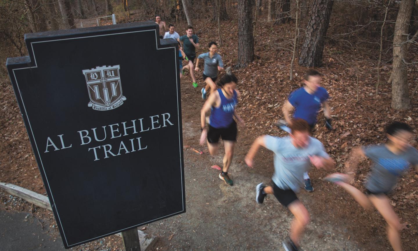 Runners on the Al Buehler Trail
