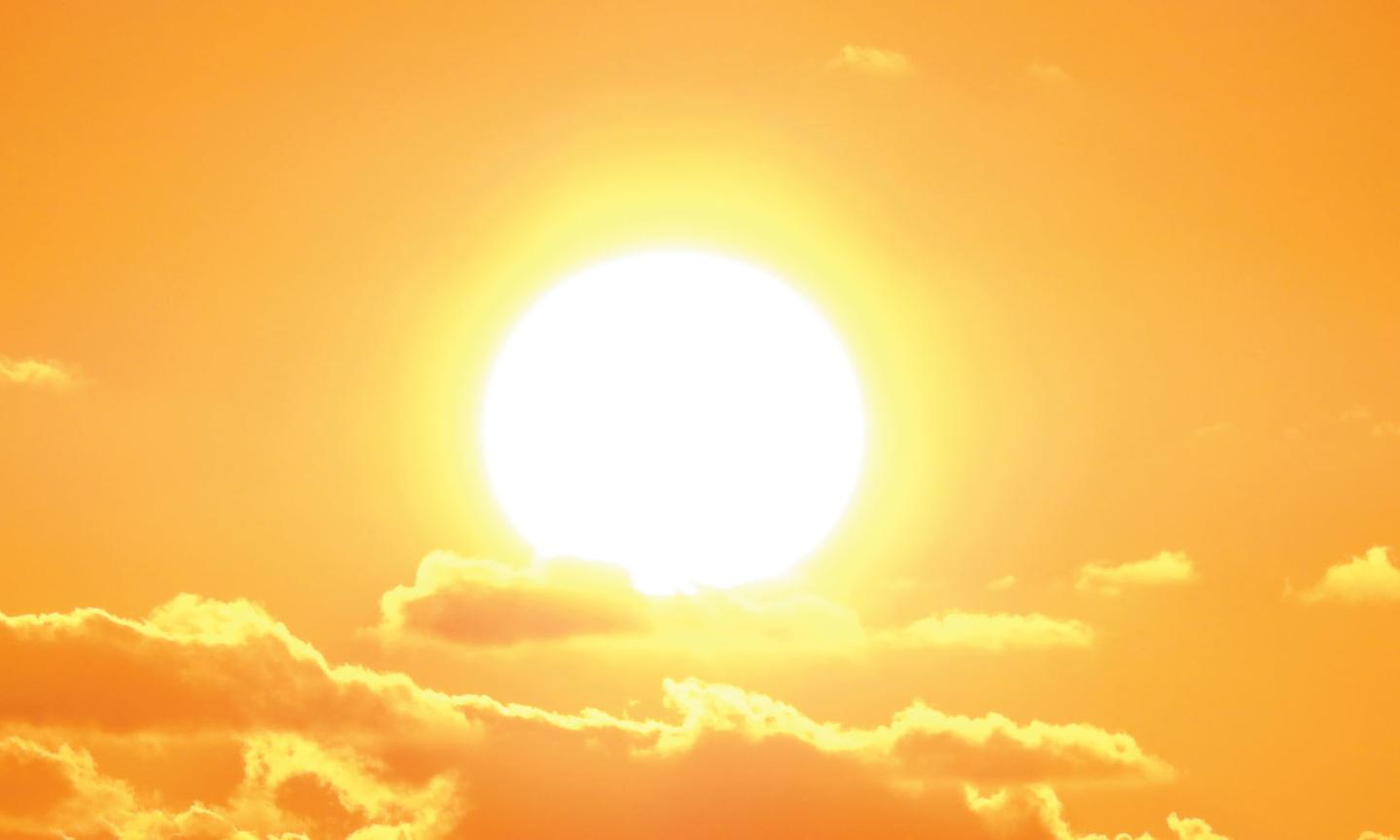 Orange sun
