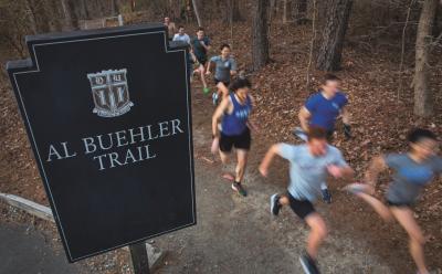 Runners on the Al Buehler Trail